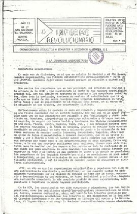 Informe Revolucionario, año 2, número 17