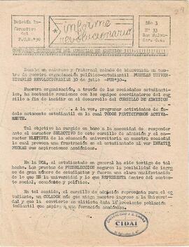 Informe Revolucionario, año 3, número 33