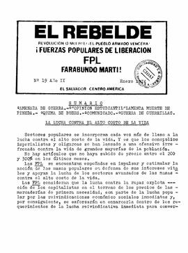 El Rebelde, enero de 1974, No. 19, Año 2