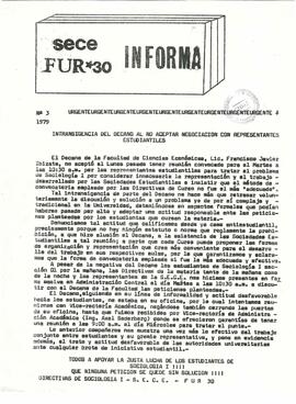 SECE/FUR-30 Informa, número 3