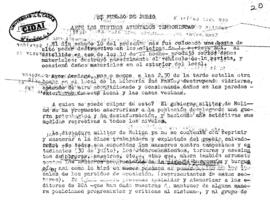 FUR-30 de Julio ante los últimos atentados terroristas