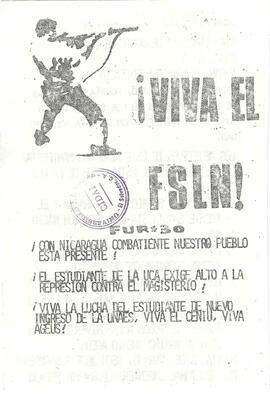 ¡Viva el FSLN!