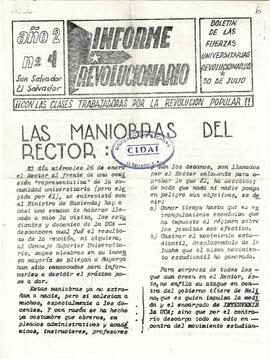 Informe Revolucionario, año 2, número 4