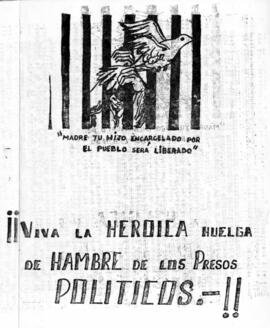 Madre tu hijo encarcelado por el pueblo será liberado. Viva la heroica huelga de hambre de los pr...