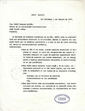 Carta abierta dirigida a Román Mayorga