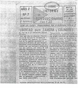 Informe Revolucionario, año 2, número 7